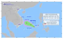 Xuất hiện vùng áp thấp trên Biển Đông
