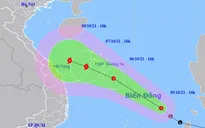 Công điện đề nghị các tỉnh thành từ Quảng Ninh đến Bình Thuận ứng phó áp thấp nhiệt đới trên Biển Đông