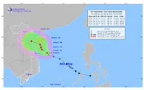 Áp thấp nhiệt đới di chuyển chậm, sức gió mạnh nhất giật cấp 8