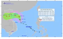 Áp thấp nhiệt đới đã mạnh lên thành bão, sức gió mạnh nhất giật cấp 10