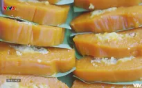 Khó quên hương vị bánh bí đỏ Lạng Sơn