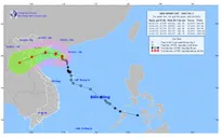 Bão số 7 đang di chuyển vào Vịnh Bắc Bộ, sóng biển có thể cao tới 4m