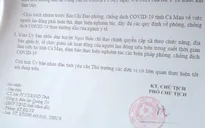Thông chốt bằng văn bản giả chữ kỹ lãnh đạo tỉnh đã nghỉ hưu