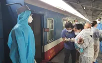 4 chuyến tàu đưa người dân Quảng Bình từ các tỉnh phía Nam về quê