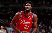 Trung phong Joel Embiid nhiễm COVID-19