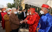 Tổng Bí thư dự Ngày hội Đại đoàn kết toàn dân tộc tại xã Yên Sở