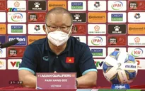 HLV Park Hang Seo: "Không ghi được bàn trên sân nhà là điều đáng tiếc"
