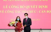 Công bố quyết định thành lập 2 đơn vị trực thuộc Học viện Chính trị Quốc gia Hồ Chí Minh