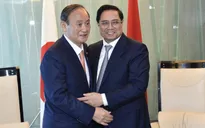 Thủ tướng Phạm Minh Chính tiếp cựu Thủ tướng Suga Yoshihide