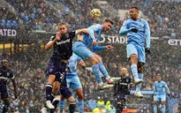 Đánh bại West Ham, Manchester City đòi lại ngôi nhì bảng từ tay Liverpool