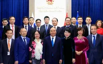 Chủ tịch nước gặp mặt cán bộ, nhân viên Đại sứ quán Việt Nam tại Liên bang Nga