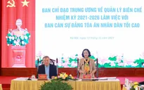 Tiếp tục tinh giản biên chế, nâng cao chất lượng đào tạo ngành tòa án