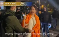 Lan Phương rét run bần bật nhưng vẫn diễn cảnh say xuất thần
