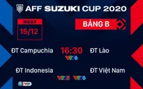 Lịch thi đấu và trực tiếp AFF Cup 2020 hôm nay, 15/12: Tâm điểm Indonesia – Việt Nam, Lào – Campuchia