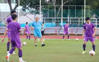 HLV Park Hang Seo và các học trò hướng tới mục tiêu 3 điểm trước ĐT Campuchia