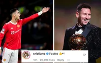 Cristiano Ronaldo gây tranh cãi với động thái mới nhất trên mạng xã hội