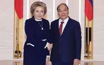 Chủ tịch nước Nguyễn Xuân Phúc: Việt Nam luôn coi Nga là ưu tiên hàng đầu trong chính sách đối ngoại