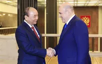 Chủ tịch nước Nguyễn Xuân Phúc hội kiến Thủ tướng Liên bang Nga