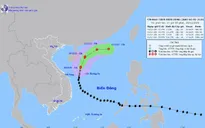 Bão số 9 suy yếu dần thành áp thấp nhiệt đới