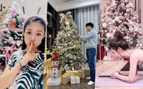 Loạt diễn viên Việt trang hoàng nhà cửa đón Giáng sinh