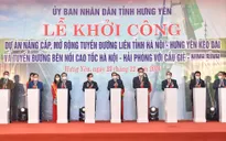 Thủ tướng dự lễ khởi công một số dự án hạ tầng chiến lược để Hưng Yên ‘tự lực phát triển’