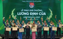 Vinh danh 57 gương thanh niên nông thôn nhận Giải thưởng Lương Định Của năm 2021