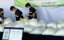 Thái Lan thu giữ hàng trăm kg ma túy đá trị giá hơn 40 triệu USD được cất giấu trong túi đấm bốc