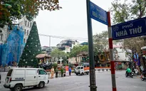 Cấm đường khu vực xung quanh Nhà Thờ Lớn, hồ Hoàn Kiếm từ chiều nay (24/12)