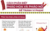 [Infographic] Cách phân biệt pháo hoa và pháo nổ để tránh vi phạm