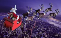 Theo dõi hành trình đi phát quà của ông già Noel