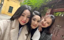 NSND Thu Hà hội ngộ hai con gái Hồng Diễm, Quỳnh Kool
