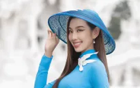 Thùy Tiên diện áo dài sau đăng quang Miss Grand International 2021