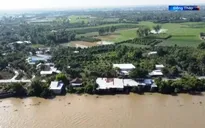 500 hộ dân ở Đồng Tháp nơm nớp lo sạt lở đất