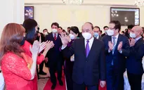 Chủ tịch nước Nguyễn Xuân Phúc gặp gỡ đại diện cộng đồng Việt Nam tại Liên bang Nga