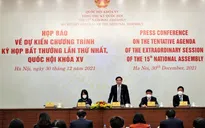 Kỳ họp bất thường của Quốc hội khai mạc ngày 4/1/2022, xem xét gói phục hồi kinh tế