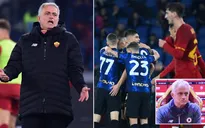 Mourinho trút giận lên phóng viên sau trận thua Inter