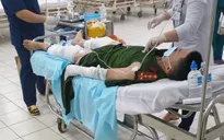 4 cán bộ công an bị thương vì bị ném bom xăng