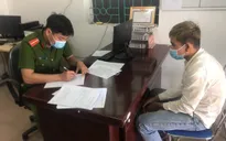 Cố tình trốn chốt kiểm soát dịch bệnh, 2 nam thanh niên bị xử phạt