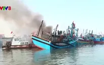 Đà Nẵng: Cháy tàu cá ngày mồng 3 Tết