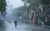 Miền Bắc nhiệt độ giảm, độ ẩm cao, thời tiết âm u