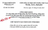 Gia Lai giãn cách xã hội xã Ia Peng