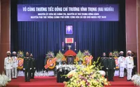 Tổ chức trọng thể Lễ viếng nguyên Phó Thủ tướng Chính phủ Trương Vĩnh Trọng