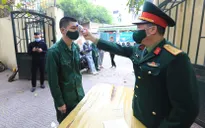 Quận Ba Đình, Hà Nội xét nghiệm COVID-19 cho tân binh nhập ngũ năm 2021