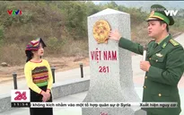 Tiết học ngoại khóa ý nghĩa ở cột mốc biên giới