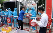 Cấp phát gần 1,5 tấn thịt lợn cho người dân thôn Lôi Động, Hải Phòng