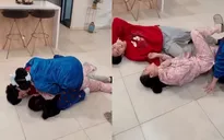 Hậu trường Hướng dương ngược nắng: Pha ăn mừng độc đáo của 3 mẹ con Minh