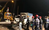 Ô tô tải va chạm với xe máy, 3 người tử vong
