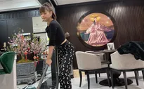 Phương Oanh trang hoàng căn hộ cực sang để đón Tết