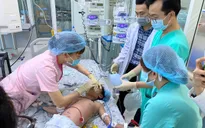 Cứu bé gái 8 tuổi sốc sốt xuất huyết kèm suy hô gấp, tổn thương gan nặng