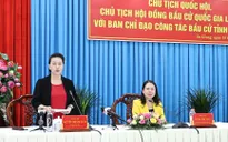 Chủ tịch Quốc hội kiểm tra công tác chuẩn bị bầu cử